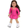 18" Doll, Ice Skates, White - Doll Accessories - 3 - thumbnail