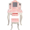 Teamson Kids Wooden Twinkle Star 2-pc. Vanity, Pink/Gold/White - Play Vanities - 7