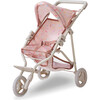 Olivia's Little World Confetti Doll Jogging Stroller with Retractable Canopy - Doll Accessories - 1 - thumbnail