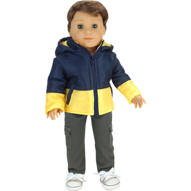 18" Doll, Puffy Coatt, Navy