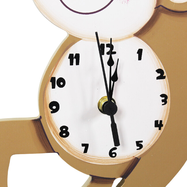 Sunny Safari Monkey Wall Clock