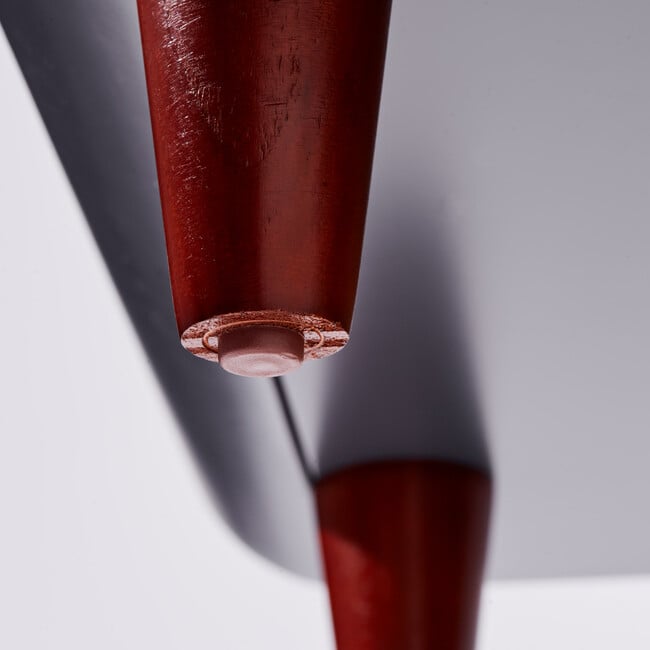 Dyad Mid Century Wooden Cat Litter Box Cabinet and Side Table, Mocha Walnut - Pet Crates & Kennels - 6