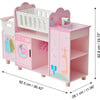 Amanda 6-in-1 Doll Nursery Station - Baby Pink - Doll Accessories - 6 - thumbnail