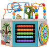 Preschool Play Lab Large Wooden Activity Learning 7-side Cube - Developmental Toys - 9 - thumbnail