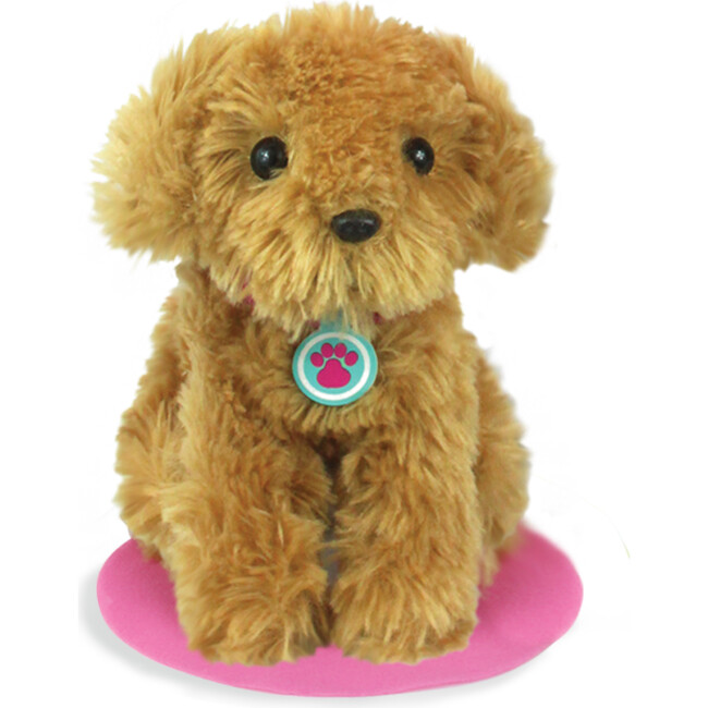 18'' Doll Puppy Dog & Carrier Set, Pink