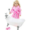 18'' Doll Bath Tub, White - Doll Accessories - 1 - thumbnail
