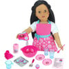18" Doll Baking Accessories & Apron Set, Pink - Doll Accessories - 4 - thumbnail
