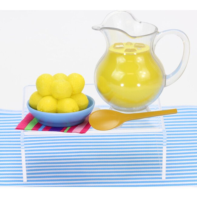 18" Doll Cupcake & Petit Four Set + Fresh Lemonade Set, Pink