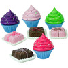 18'' Doll 4 Each Cupcakes & Petit Four Set, Pink - Doll Accessories - 3 - thumbnail