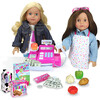 18" Doll Cash Register & Food Play Set, Hot Pink - Doll Accessories - 3 - thumbnail