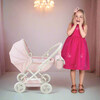 Olivia's Little World Baby Doll Pram, Pink/Gray - Doll Accessories - 7 - thumbnail