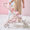 Olivia's Little World Confetti Doll Jogging Stroller with Retractable Canopy - Doll Accessories - 7