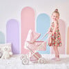 Olivia's Little World Confetti Doll Classic Stroller with Removable Bassinet - Doll Accessories - 6 - thumbnail