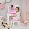 Sweethearts Print Gisele Medium Vanity - White/Pink - Play Vanities - 6