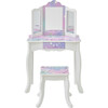 Starry Sky Print Gisele Medium Vanity - White/Lavender - Play Vanities - 9