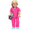 18'' Doll Doctor's Visit Outfit & Medical Accessories, Hot Pink - Doll Accessories - 6 - thumbnail