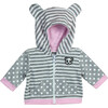 15" Doll Panda Bear Hooded Sweatshirt, Tunic & Polka Dot Leggings, Light Pink - Doll Accessories - 3