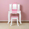 Fantasy Fields Gisele Polka Dot Kids Vanity Table & Stool - Play Vanities - 7