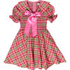 Mini Alice Dress in Rosewood Tartan - Dresses - 1 - thumbnail