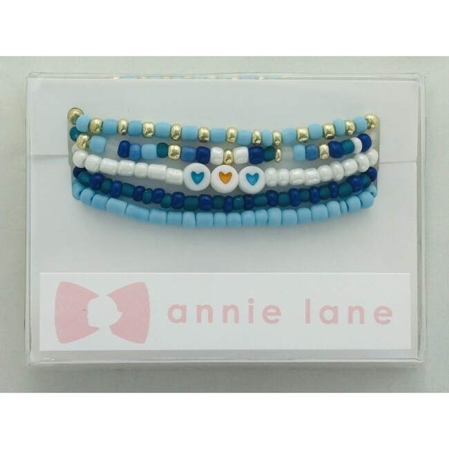 Set of Five Bracelets, Holiday Sparkle