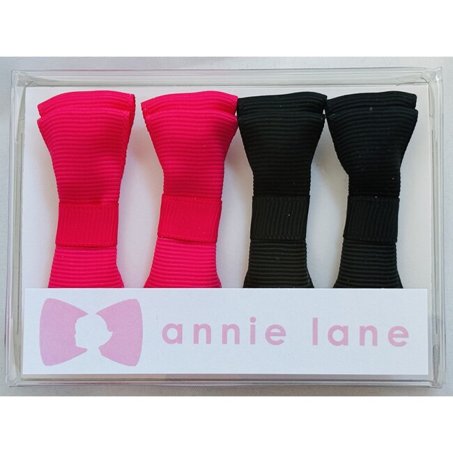 Four Bows Box Set, Hot pink/black