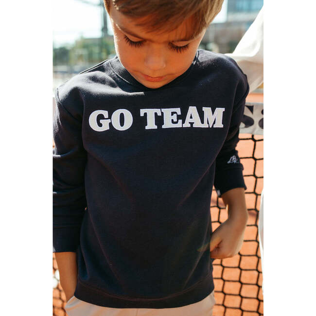 Parker Fleece Sweatshirt, Navy