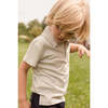 Archie Polo - Sage Green Stripe - Polo Shirts - 2 - thumbnail