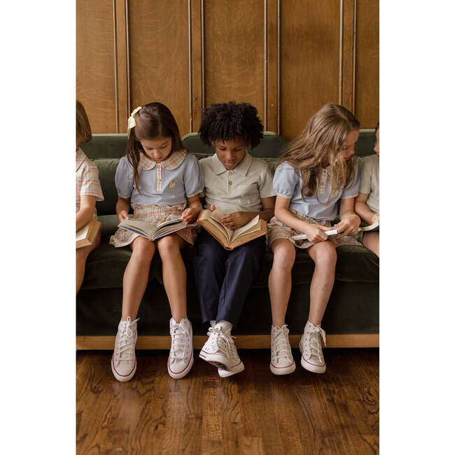 Archie Polo - Sage Green Stripe - Polo Shirts - 3