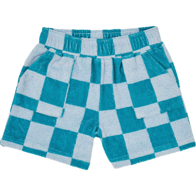 San Juan Elastic Waist Plaid Shorts, Luca
