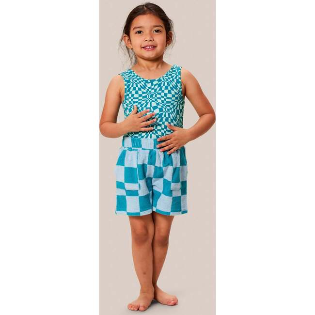 San Juan Elastic Waist Plaid Shorts, Luca