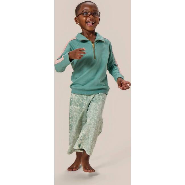 Half Zip Sweatshirt, Green