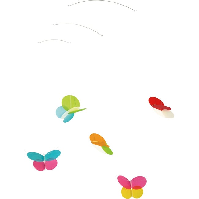 Butterflies Mobile, Bright Multi