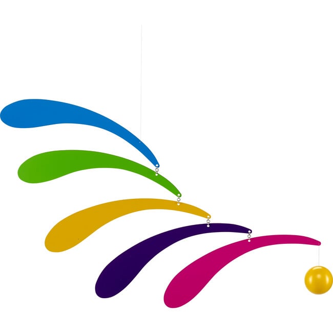 Flowing Rhythm Mobile, Rainbow/Black