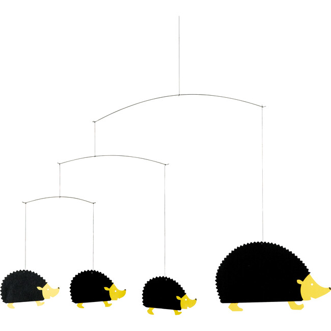 Hedgehog Mobile, Black/Yellow