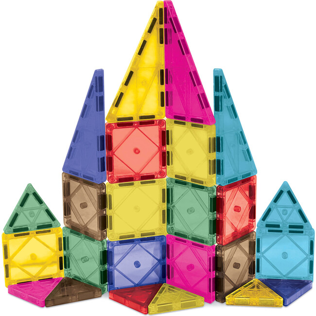 Crayola Retro PIP Mini Magnetic Tiles 24pc - Magnetic Tiles - 3