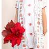 Poinsettia Girl Dress, White - Dresses - 5 - thumbnail
