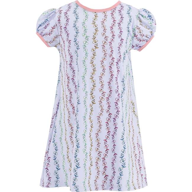 Sofia Bloom Print Swing Dress, Blue - Dresses - 1