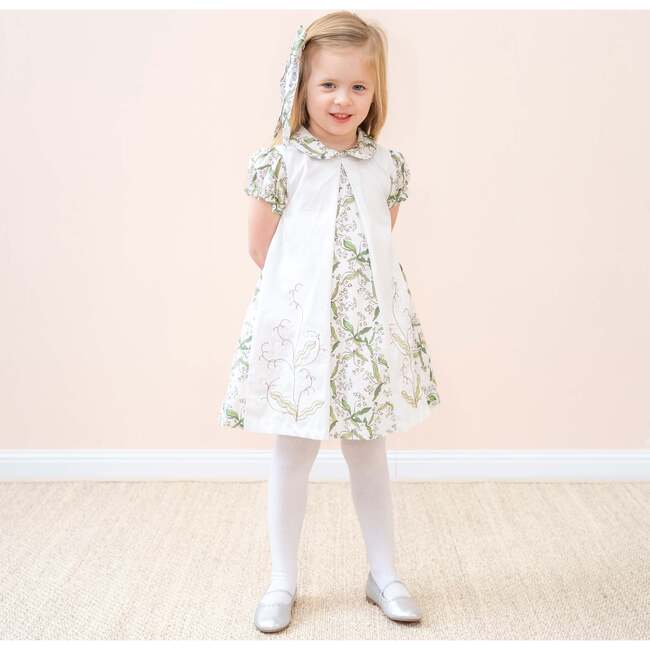 Lily Girl Dress, White - Dresses - 2