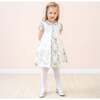 Lily Girl Dress, White - Dresses - 2 - thumbnail