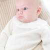 Knit Baby Girl Sweater & Stockings Set, Ivory - Mixed Apparel Set - 2 - thumbnail