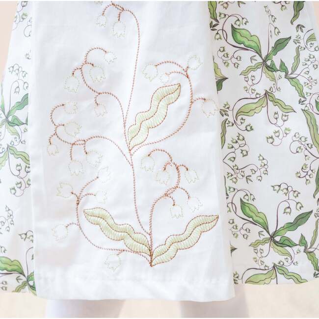 Lily Girl Dress, White - Dresses - 5