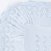 Knit Baby Blanket, Light Blue - Blankets - 3