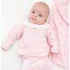 Knit Baby Girl Sweater & Stockings Set, Pink - Mixed Apparel Set - 4