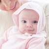 Knit Baby Bonnet, Pink - Hats - 4 - thumbnail