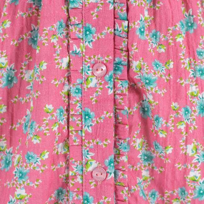 Isla Girl Bubble, Pink - Rompers - 3