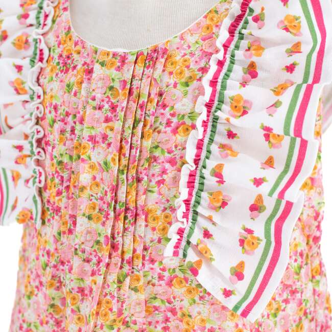 Goldie Big Girl Dress, Orange - Dresses - 5