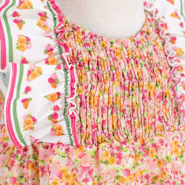 Goldie Girl Dress, Orange - Dresses - 4