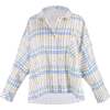 Amber Women's Shirt Pastel Plaid, Blue - Blouses - 1 - thumbnail