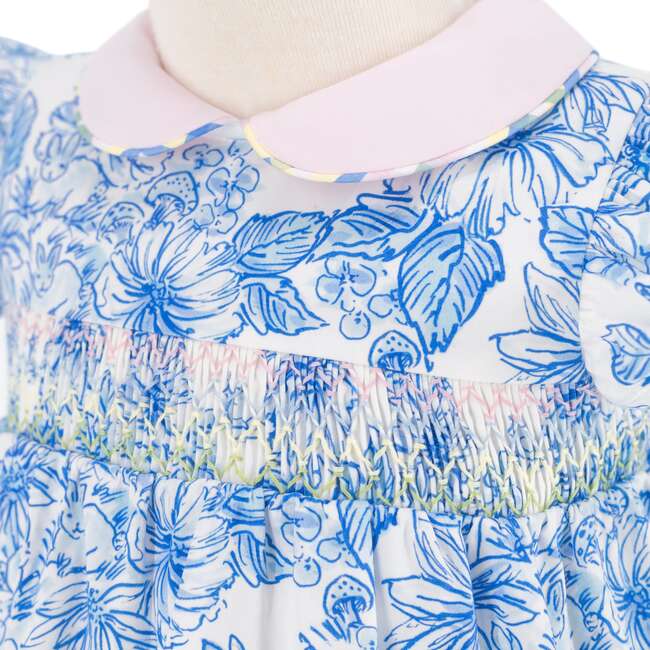 Beatrix Girl Set, Blue - Dresses - 3