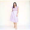 Women's Peony Dress, Pink - Dresses - 2 - thumbnail